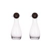 Sagaform Nature Carafes à huile/vinaigre avec bouchons en liège 2 pièces 300ml