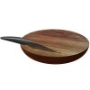 set de planche à découper et couteau FSC 100% bois d'acacia (Stock)