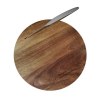 set de planche à découper et couteau FSC 100% bois d'acacia (Stock)