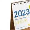 CALENDRIER EN PAPIER DE GRAINES - 6 PAGES R/V 140G - 150x150mm Recto