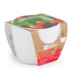 KIT DE PLANTATION FRAISIER CÉRAMIQUE BLANC 80MM