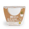 KIT DE PLANTATION PAQUERETTE BLANCHE CÉRAMIQUE BLANC 80MM