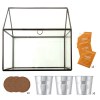 CHASSIS ZINC 3 POTS FRAISIERS BIO