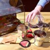 CHASSIS ZINC 3 POTS FRAISIERS BIO