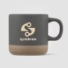 Terra - Tasse en céramique à base d'argile de 355 ml (+Sérigraphie)