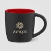 Zanzibar - Tasse en céramique noire matte de 355 ml avec ColourPop (+Sérigraphie)