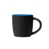 Zanzibar - Tasse en céramique noire matte de 355 ml avec ColourPop (+Sérigraphie)