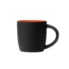 Zanzibar - Tasse en céramique noire matte de 355 ml avec ColourPop (+Sérigraphie)
