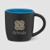 Zanzibar - Tasse en céramique noire matte de 355 ml avec ColourPop (+Sérigraphie)