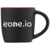 Zanzibar - Tasse en céramique noire matte de 350 ml avec ColourPop (+Sérigraphie)