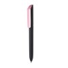 Stylo-bille avec corps noir en touche gomme soft touch