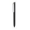 Stylo-bille avec corps noir en touche gomme soft touch