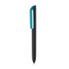 Stylo-bille avec corps noir en touche gomme soft touch