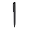 Stylo-bille avec corps noir en touche gomme soft touch