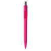 Stylo-bille avec corps de couleur touche gomme soft touch