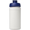 Bouteille de sport Baseline de 500 ml recyclée avec couvercle rabattable