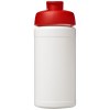 Bouteille de sport Baseline de 500 ml recyclée avec couvercle rabattable