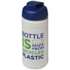 Bouteille de sport Baseline de 500 ml recyclée avec couvercle rabattable