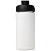 Bouteille de sport Baseline de 500 ml recyclée avec couvercle rabattable
