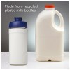 Bouteille de sport Baseline de 500 ml recyclée avec couvercle rabattable