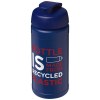 Bouteille de sport Baseline de 500 ml recyclée avec couvercle rabattable