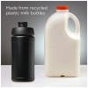 Bouteille de sport Baseline de 500 ml recyclée avec couvercle rabattable