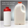 Bouteille de sport Baseline de 500 ml recyclée avec couvercle rabattable