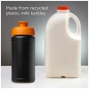 Bouteille de sport Baseline de 500 ml recyclée avec couvercle rabattable