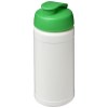 Bouteille de sport Baseline de 500 ml recyclée avec couvercle rabattable