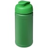 Bouteille de sport Baseline de 500 ml recyclée avec couvercle rabattable