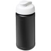 Bouteille de sport Baseline de 500 ml recyclée avec couvercle rabattable