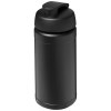 Bouteille de sport Baseline de 500 ml recyclée avec couvercle rabattable