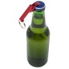Ouvre-bouteille et canette Tao en aluminium recyclé certifié RCS avec porte-clés