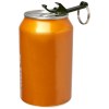 Ouvre-bouteille et canette Tao en aluminium recyclé certifié RCS avec porte-clés