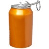 Ouvre-bouteille et canette Tao en aluminium recyclé certifié RCS avec porte-clés