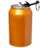 Ouvre-bouteille et canette Tao en aluminium recyclé certifié RCS avec porte-clés