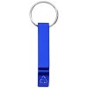Ouvre-bouteille et canette Tao en aluminium recyclé certifié RCS avec porte-clés