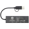 Concentrateur USB 2.0 Rise en aluminium recyclé certifié RCS