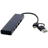 Concentrateur USB 2.0 Rise en aluminium recyclé certifié RCS