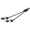 Câble de charge rapide Connect 6-en-1 de 45 W en aluminium recyclé certifié RCS