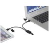 Câble de charge rapide Connect 6-en-1 de 45 W en aluminium recyclé certifié RCS