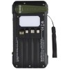 Batterie de secours Soldy solaire à dynamo en plastique recyclé RCS de 10 000 mAh