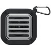 Haut-parleur solaire Bluetooth® Solo de 3 W IPX5 en plastique recyclé certifié RCS avec mousqueton