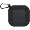 Haut-parleur solaire Bluetooth® Solo de 3 W IPX5 en plastique recyclé certifié RCS avec mousqueton