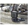Haut-parleur solaire Bluetooth® Solo de 3 W IPX5 en plastique recyclé certifié RCS avec mousqueton