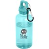 Bouteille d'eau Oregon de 400 ml en plastique recyclé avec mousqueton