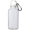 Bouteille d'eau Oregon de 400 ml en plastique recyclé avec mousqueton