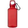 Bouteille d'eau Oregon de 400 ml en plastique recyclé avec mousqueton