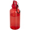 Bouteille d'eau Oregon de 400 ml en plastique recyclé avec mousqueton
