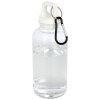 Bouteille d'eau Oregon de 400 ml en plastique recyclé avec mousqueton